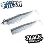 Fiiish Black Minnow No2 Combo: Jig Head 8g + 2 Lure Bodies 9cm
