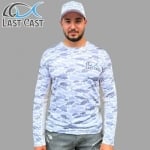 Last Cast Camo Fish Mesh Shirt UPF 50+ UV Блуза XS