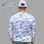 Last Cast Camo Fish Mesh Shirt UPF 50+ UV Блуза XS