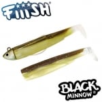 Fiiish Black Minnow No3 Combo: Jig Head 18g + 2 Lure Bodies 12cm