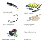 GT-Bio Roller Shad Combo 8.5cm/4g