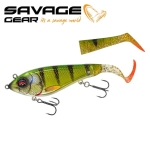 Savage Gear Deviator Tail 16cm Джърк Firetiger Chrome Perch
