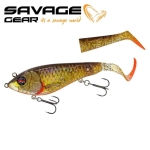 Savage Gear Deviator Tail 16cm Джърк Firetiger Dirty Roach Glitter