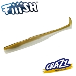 Fiiish Crazy Paddle Tail 220 Силиконова примамка тела Fluo Pink Gold