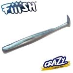 Fiiish Crazy Paddle Tail 220 Силиконова примамка тела Fluo Pink Pearl Blue