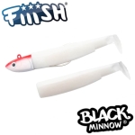 Jig Head 90g Red + 2 Lure Bodies 16cm - White