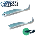 Jig Head 14g + 2 Lure Bodies 12.5cm - Pearl Blue