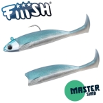 Jig Head 25g + 2 Lure Bodies 12.5cm - Pearl Blue