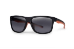 Fox Collection Black & Orange Shades – Grey Lens