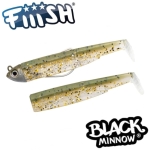 Fiiish Black Minnow No2.5 Combo - 10.5cm 8g Силиконова примамка  Wakasagi Kaki Glitter