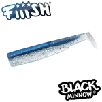 Fiiish Black Minnow №3 12cm Силиконова примамка тела Fiiish Black Minnow No3 - Blue Barracuda Blue
