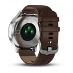Garmin Vívomove™ HR Хибриден смарт часовник Premium, Onyx Black с велурена каишка