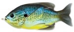 Livetarget Sunfish Topwater 76mm Воблер 555 Blue / Yellow Pumpkinseed