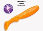 Crazy Fish DAINTY 8.5см Силиконова примамка 18 Carrot