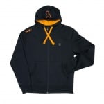 Fox Black Orange LW zipped hoodie Суитчър 1