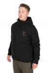 Fox Collection Sherpa Jacket Black & Orange 1