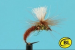 Dragon Мухи английски сухи Olive Foam Grasshopper Brown Klinkhammer