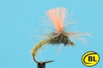 Dragon Мухи английски сухи Olive Foam Grasshopper Hi-Viz Klink Olive