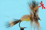 Dragon Мухи английски сухи Foam Beetle Vibrator Humpy Wulff