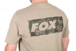 Fox Ltd LW Khaki Large Print T-Shirt 4