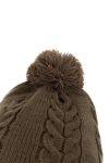 Fox Khaki Knitted Bobble