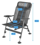 Carp Zoom Recliner 2in1 Mesh Armchair