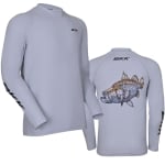 BKK Long Sleeve Performance Shirt Barramundi Grey