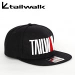 Tailwalk Flat Visor Cap BK/WT&RD
