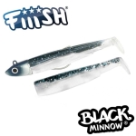 Jig Head 10g + 2 Lure Bodies 9cm - Blue Glitter