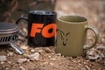 Fox Black and Orange Logo Ceramic Mug