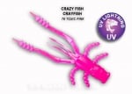 Crazy Fish 4.5см Силиконова примамка 76 Toxic Pink
