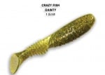 Crazy Fish DAINTY 8.5см Силиконова примамка 01 Olive