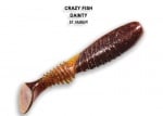 Crazy Fish DAINTY 8.5см Силиконова примамка 57 Amber