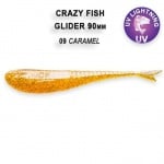 Crazy Fish GLIDER 9см Силиконова примамка 09 Caramel