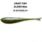 Crazy Fish GLIDER 9см Силиконова примамка 16 Watermelon
