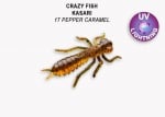 Crazy Fish KASARI 2.7см FLOATING Силиконова примамка 17 Pepper Caramel