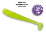 Crazy Fish NANO MINNOW 5.5см Силиконова примамка 06 Chartreuse
