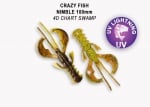 Crazy Fish NIMBLE 10см Силиконова примамка 04D Chart Swamp