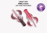 Crazy Fish NIMBLE 6.5см Силиконова примамка 23D Pink Provoker
