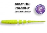 Crazy Fish POLARIS 5.5см Силиконова примамка 06 Chartreuse