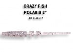 Crazy Fish POLARIS 5.5см Силиконова примамка 07 Ghost