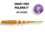 Crazy Fish POLARIS 5.5см Силиконова примамка 09 Caramel