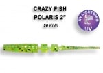 Crazy Fish POLARIS 5.5см Силиконова примамка 20 Kiwi