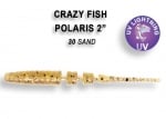 Crazy Fish POLARIS 5.5см Силиконова примамка 30 Sand