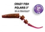 Crazy Fish POLARIS 6.8см Силиконова примамка 12 Ultraviolet