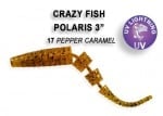 Crazy Fish POLARIS 6.8см Силиконова примамка 17 Pepper Caramel