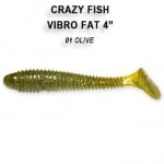 Crazy fish VIBRO FAT 10см Силиконова примамка