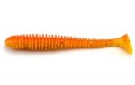 Crazy Fish VIBRO WORM 8.5см FLOATING Силиконова примамка 15D Fire Orange