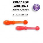 Crazy Fish WHITE BAIT 2.1см Силиконова примамка 50-64