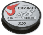 Daiwa J-Braid X8 Dark Green Плетено влакно JBRAIDDG150-0.16